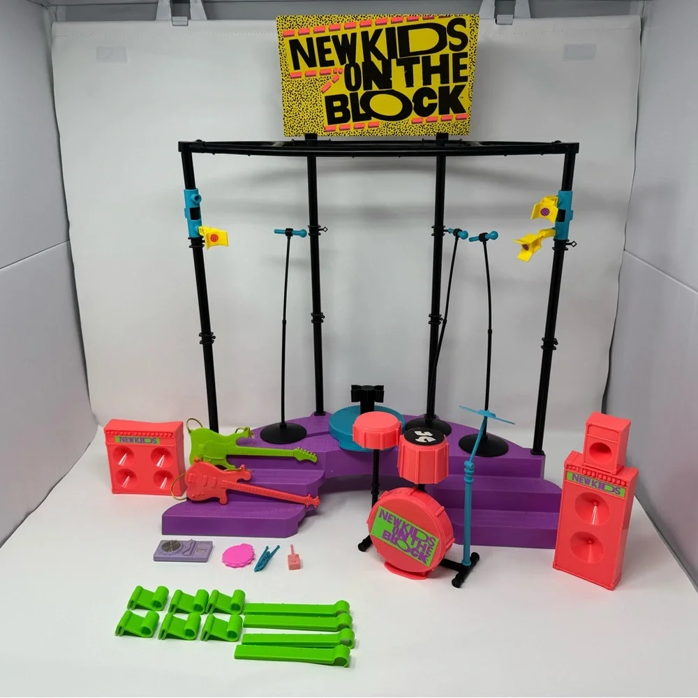 Vintage Official New Kids on The Block Stage: Create Your Own NKOTB Concert, 90s